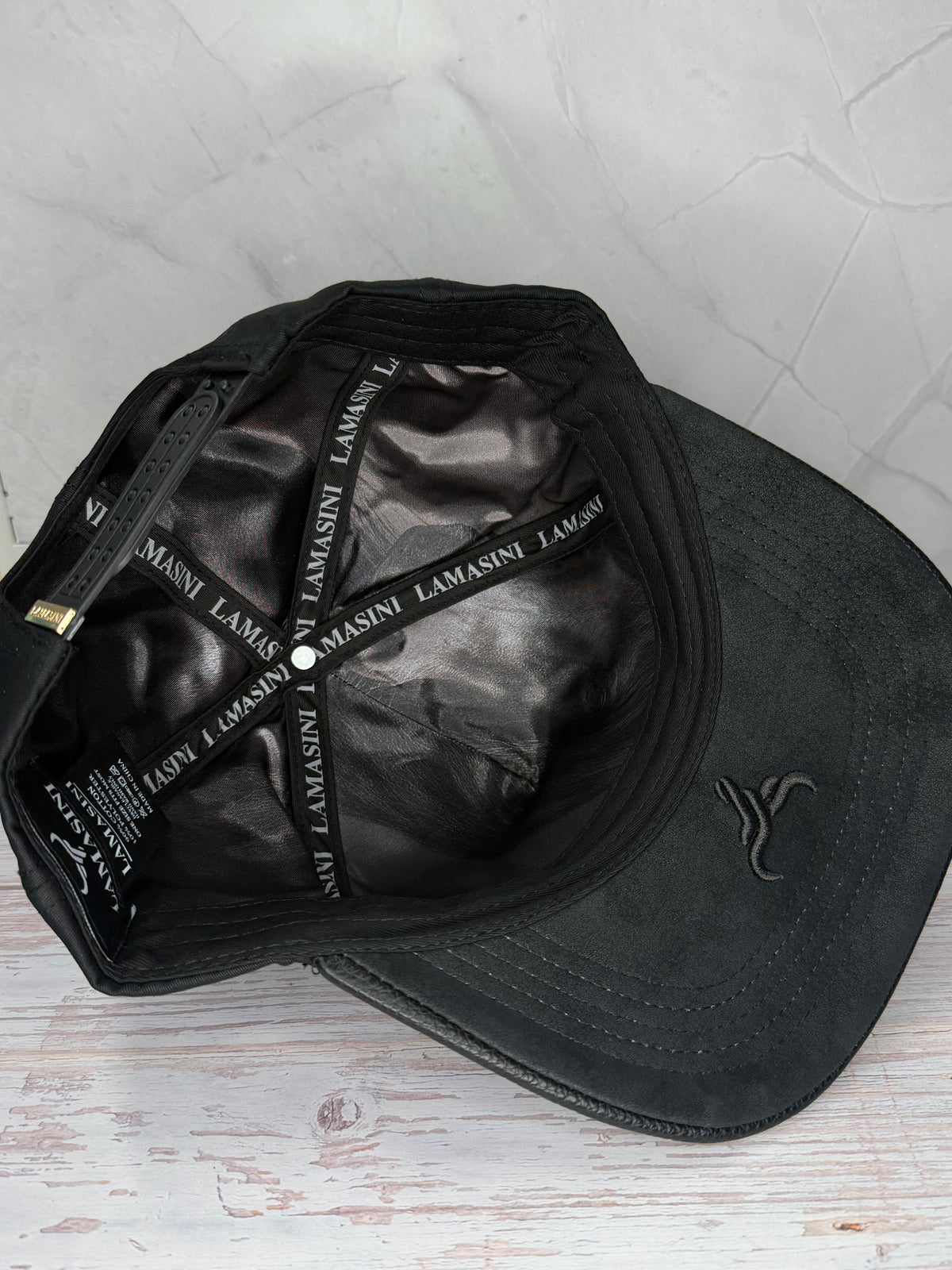 Golden Horse Black Snapback Cap