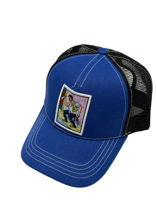 EL GENERAL El Borracho Patch Cap, Blue