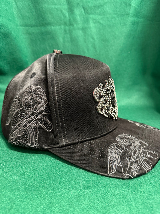 Lamasini Black Angel Snapback Cap