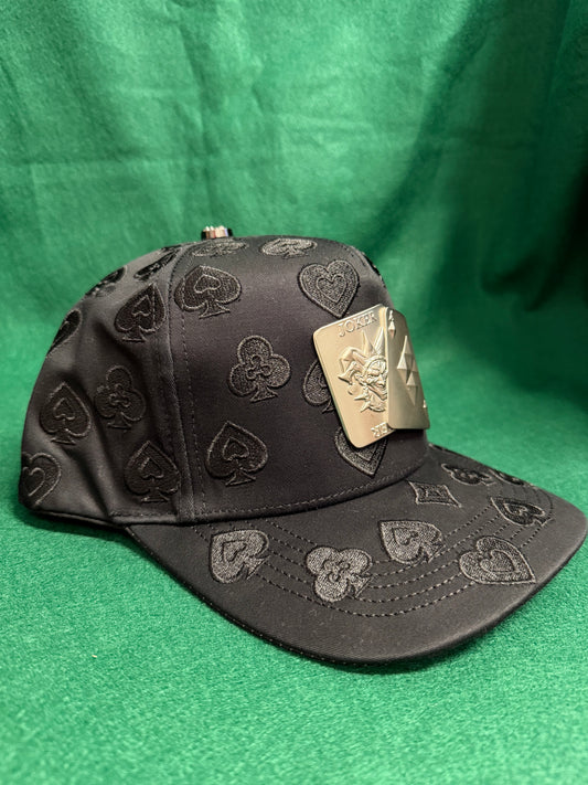 Lamasini Black Metal Joker Snapback Cap