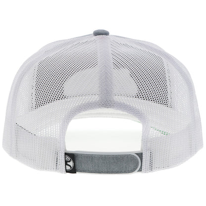 HOOEY Cactus Rope Patch Trucker Cap, Grey