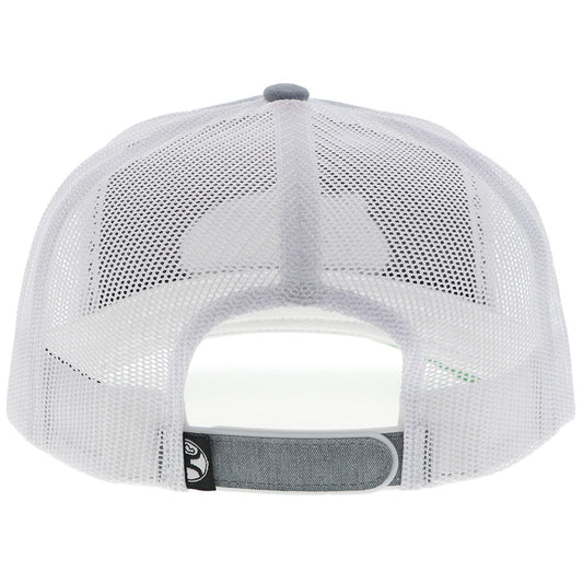 HOOEY Cactus Rope Patch Trucker Cap, Grey
