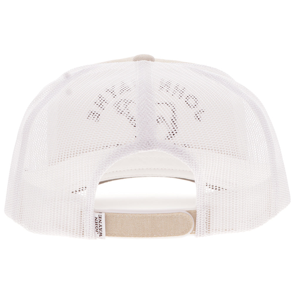 HOOEY John Wayne Logo Trucker Cap,Tan