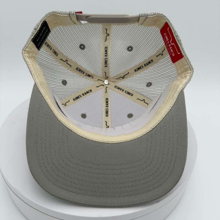 KIMES RANCH All Mesh Trac Trucker Cap, Grey