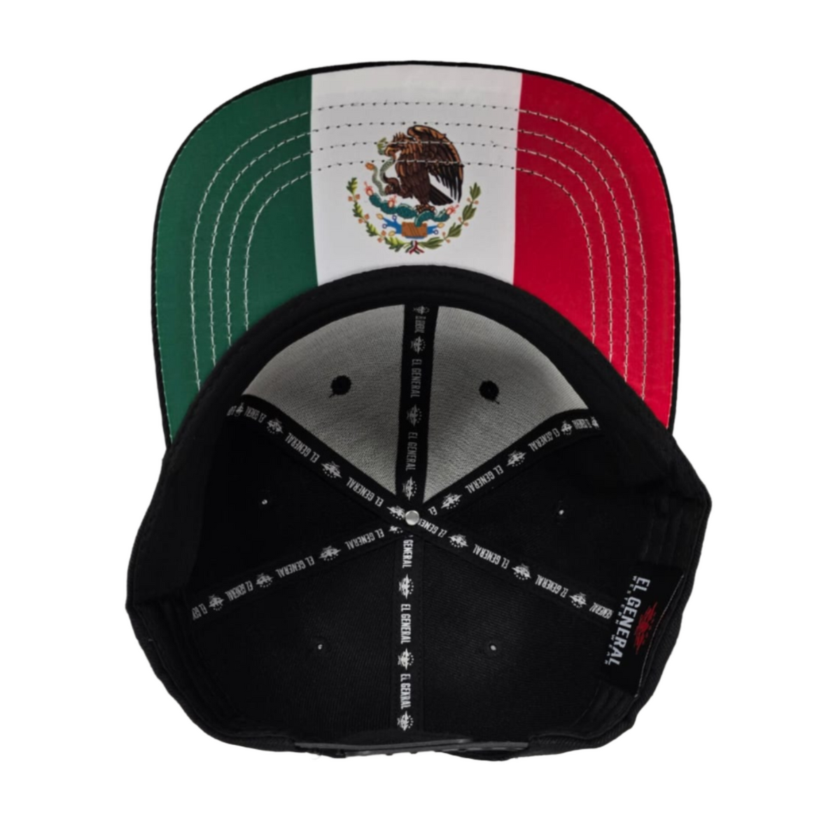 El General Bull Embroidery Cap Black/Red