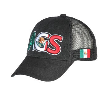 EL GENERAL Men's Mexico Flag Color Embroidery Cap