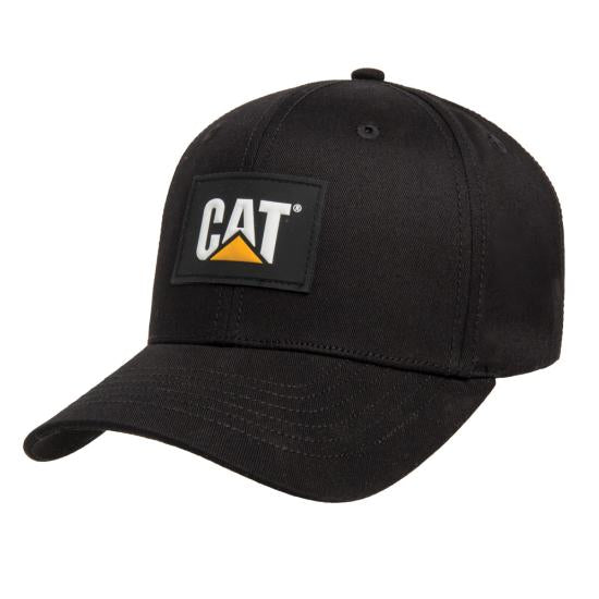 CATERPILLAR Men's CAT Patch Cap, Black & Grey