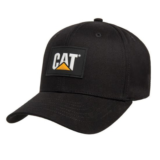 CATERPILLAR Men's CAT Patch Cap, Black & Grey