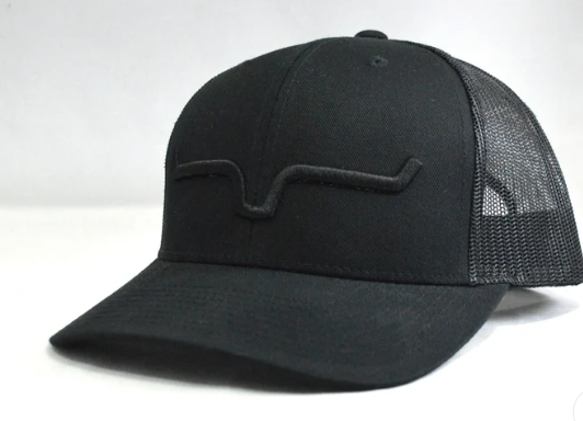 KIMES RANCH Weekly Trucker Hat, Black