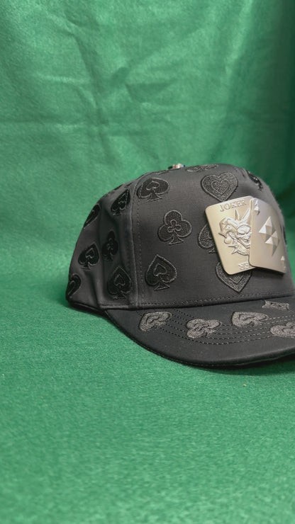 Lamasini Black Metal Joker Snapback Cap