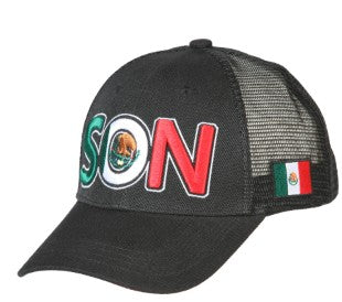 EL GENERAL Men's Mexico Flag Color Embroidery Cap